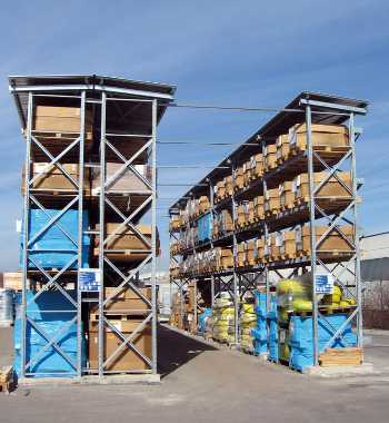 Scaffalature industriali reggio emilia, modena, parma, piacenza ... Scaffalature con bancali