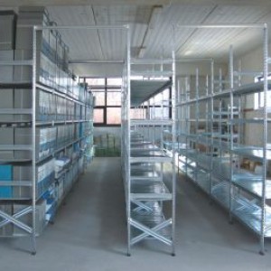 Scaffale ad Incastro Zincato per Archivio